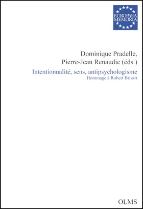 Pradelle / Renaudie |  Intentionnalité, sens, antipsychologisme | Buch |  Sack Fachmedien