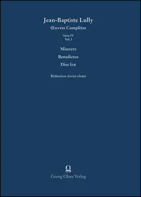 Krieger / Lully |  Miserere, Benedictus, Dies Irae | Buch |  Sack Fachmedien