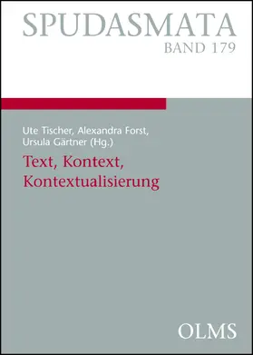 Tischer / Forst / Gärtner |  Text, Kontext, Kontextualisierung | Buch |  Sack Fachmedien