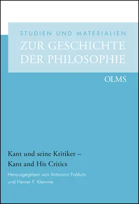 Falduto / Klemme |  Kant und seine Kritiker – Kant and His Critics | Buch |  Sack Fachmedien