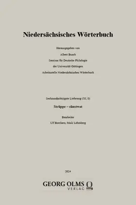 Busch |  Niedersächsisches Wörterbuch | Buch |  Sack Fachmedien