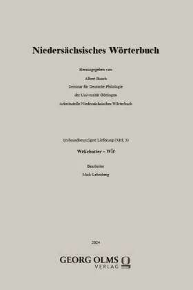 Busch |  Niedersächsisches Wörterbuch | Buch |  Sack Fachmedien