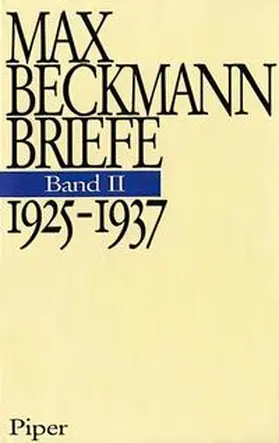 Beckmann |  1925-1937 | Buch |  Sack Fachmedien