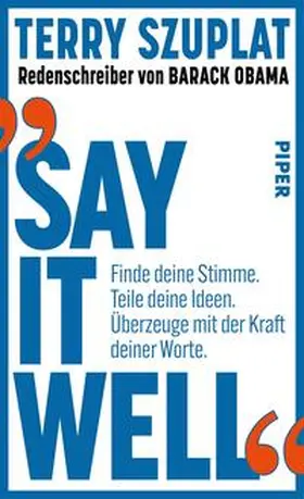 Szuplat |  Say It Well | Buch |  Sack Fachmedien