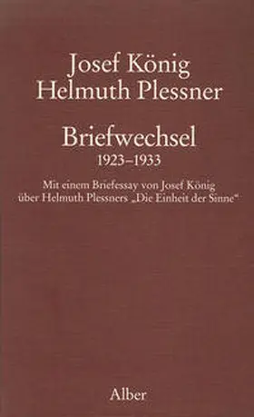 König / Plessner / Lessing |  Briefwechsel 1923-1933 | Buch |  Sack Fachmedien