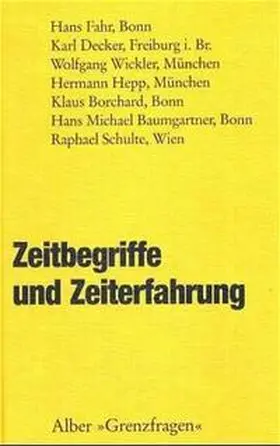 Baumgartner |  Zeitbegriffe und Zeiterfahrung | Buch |  Sack Fachmedien