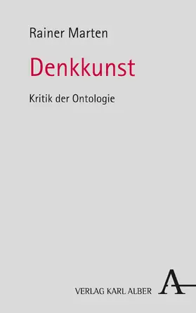 Marten |  Denkkunst | Buch |  Sack Fachmedien