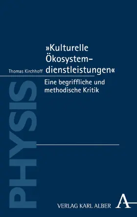Kirchhoff |  "Kulturelle Ökosystemdienstleistungen" | eBook | Sack Fachmedien