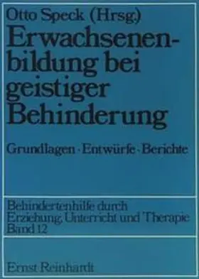 Speck |  Erwachsenenbildung bei geistiger Behinderung | Buch |  Sack Fachmedien