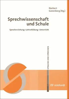 Gutenberg |  Sprechwissenschaft und Schule | eBook | Sack Fachmedien
