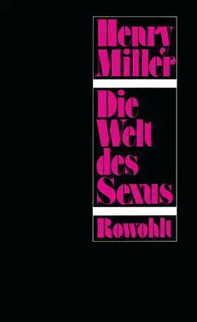 Miller |  Die Welt des Sexus | Buch |  Sack Fachmedien