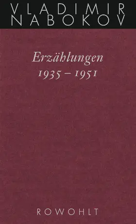 Nabokov / Zimmer |  Gesammelte Werke. Band 14: Erzählungen 1935 - 1951 | Buch |  Sack Fachmedien