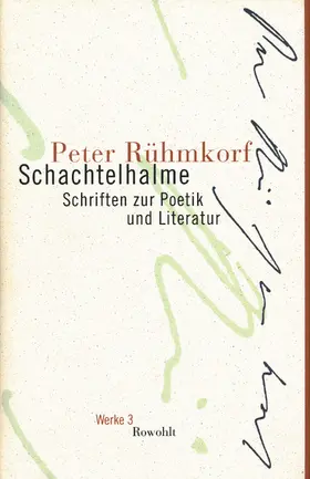 Steinecke / Rühmkorf |  Schachtelhalme | Buch |  Sack Fachmedien