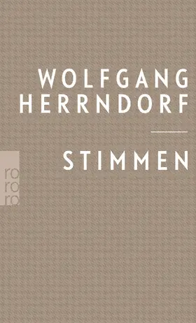 Herrndorf | Stimmen | Buch | 978-3-499-27618-7 | www2.sack.de