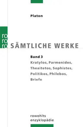 Platon / Wolf |  Sämtliche Werke 03 | Buch |  Sack Fachmedien