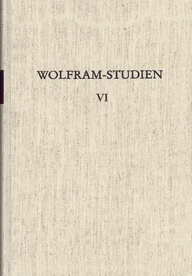Schröder |  Wolfram-Studien VI | Buch |  Sack Fachmedien