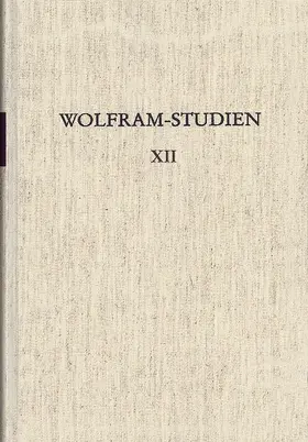 Heinzle / Johnson / Vollmann-Profe |  Wolfram-Studien XII | Buch |  Sack Fachmedien