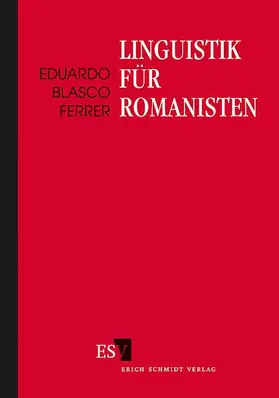 Blasco Ferrer |  Linguistik für Romanisten | Buch |  Sack Fachmedien