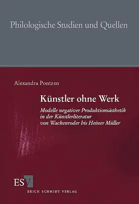 Pontzen |  Künstler ohne Werk | Buch |  Sack Fachmedien