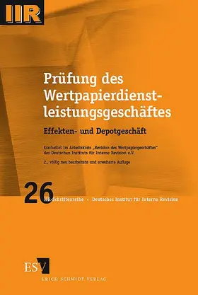  Prüfung des Wertpapierdienstleistungsgeschäftes | Buch |  Sack Fachmedien