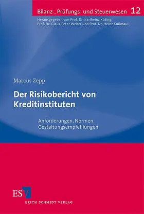 Zepp |  Der Risikobericht von Kreditinstituten | Buch |  Sack Fachmedien