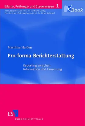 Heiden |  Pro-forma-Berichterstattung | eBook | Sack Fachmedien