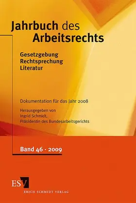 Schmidt |  Jahrbuch des Arbeitsrechts | Buch |  Sack Fachmedien