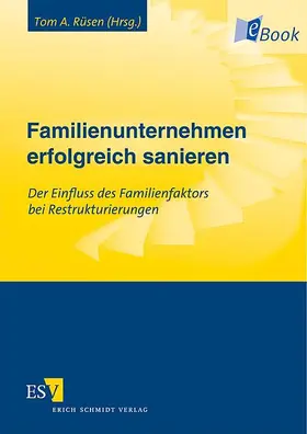 Rüsen |  Familienunternehmen erfolgreich sanieren | eBook | Sack Fachmedien