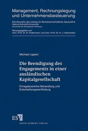 Lippert |  Beendigung des Engagements in einer ausländischen Kapitalgesellschaft | Buch |  Sack Fachmedien