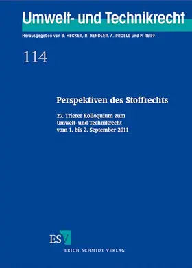  Perspektiven des Stoffrechts | Buch |  Sack Fachmedien