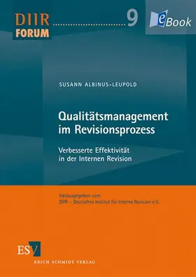 Albinus-Leupold |  Qualitätsmanagement im Revisionsprozess | eBook | Sack Fachmedien