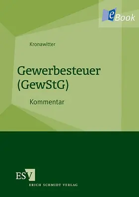 Kronawitter |  Gewerbesteuer (GewStG) | eBook | Sack Fachmedien