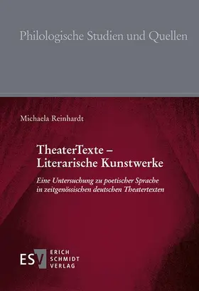 Reinhardt |  TheaterTexte – Literarische Kunstwerke | Buch |  Sack Fachmedien