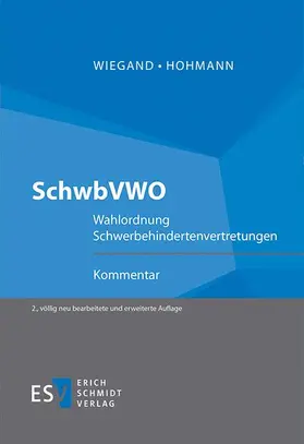 Wiegand / Hohmann |  SchwbVWO | Buch |  Sack Fachmedien