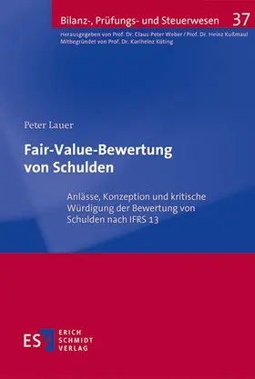 Lauer |  Fair-Value-Bewertung von Schulden | Buch |  Sack Fachmedien