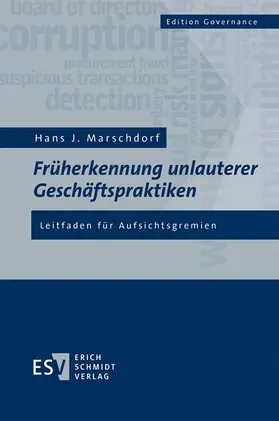 Marschdorf |  Früherkennung unlauterer Geschäftspraktiken | Buch |  Sack Fachmedien