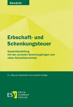 Handzik |  Erbschaft- und Schenkungsteuer | Buch |  Sack Fachmedien