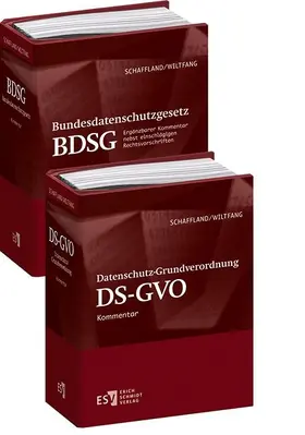 Schaffland / Wiltfang |  Datenschutz-Grundverordnung (DS-GVO)/ -  - Bundesdatenschutzgesetz (BDSG) - Einzelbezug | Loseblattwerk |  Sack Fachmedien