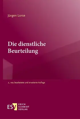 Lorse |  Die dienstliche Beurteilung | Buch |  Sack Fachmedien