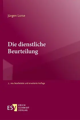 Lorse | Die dienstliche Beurteilung | E-Book | sack.de