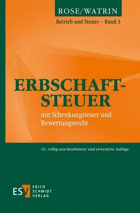 Watrin / Riegler / Rose |  Erbschaftsteuer | Buch |  Sack Fachmedien
