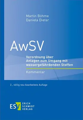 Dieter / Böhme |  AwSV | Buch |  Sack Fachmedien