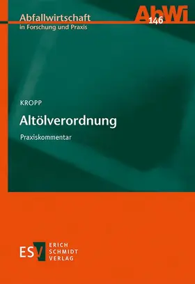 Kropp |  Altölverordnung | Buch |  Sack Fachmedien