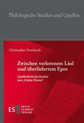 Domhardt |  Zwischen verlorenem Lied und überliefertem Epos | Buch |  Sack Fachmedien