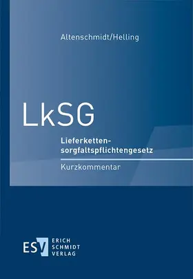 Altenschmidt / Helling |  LkSG | eBook | Sack Fachmedien