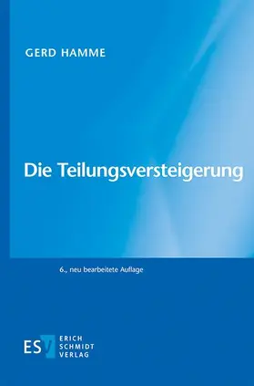 Hamme |  Die Teilungsversteigerung | Buch |  Sack Fachmedien