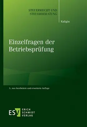 Kaligin |  Einzelfragen der Betriebsprüfung | eBook | Sack Fachmedien