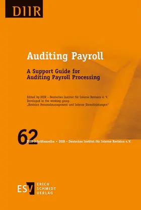 DIIR - Arbeitskreis "Revision Personalmanagement und Interne Dienstleistungen" |  Auditing Payroll | eBook | Sack Fachmedien