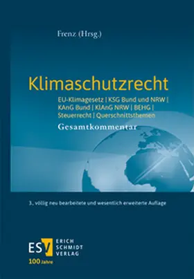 Frenz |  Klimaschutzrecht | Buch |  Sack Fachmedien