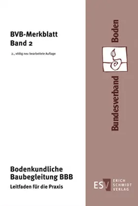 Bundesverband Boden e.V. |  Bodenkundliche Baubegleitung BBB | Buch |  Sack Fachmedien